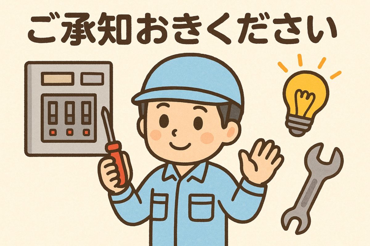 10月19日（日）全館停電のお知らせ